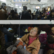 Children with respiratory diseases receive treatment at a hospital in Hangzhou, Zhejiang province on December 9, 2013.